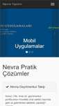 Mobile Screenshot of nevrayazilim.com